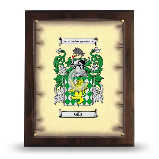 Gills Coat of Arms Plaque