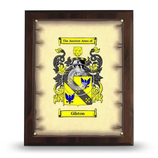 Gilston Coat of Arms Plaque