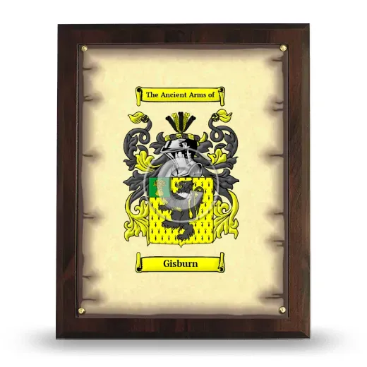 Gisburn Coat of Arms Plaque