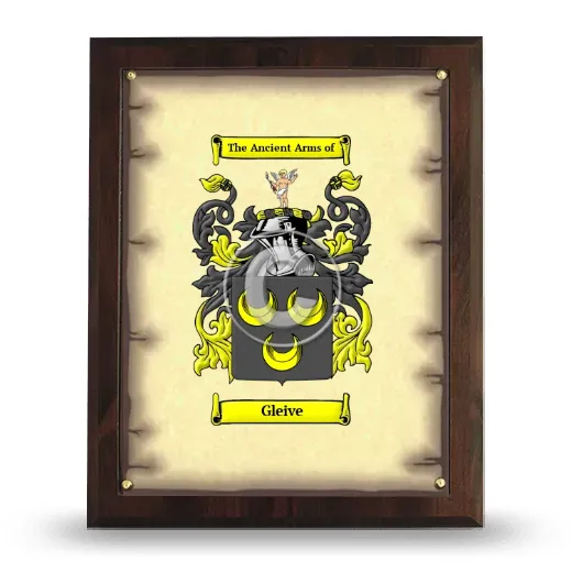 Gleive Coat of Arms Plaque