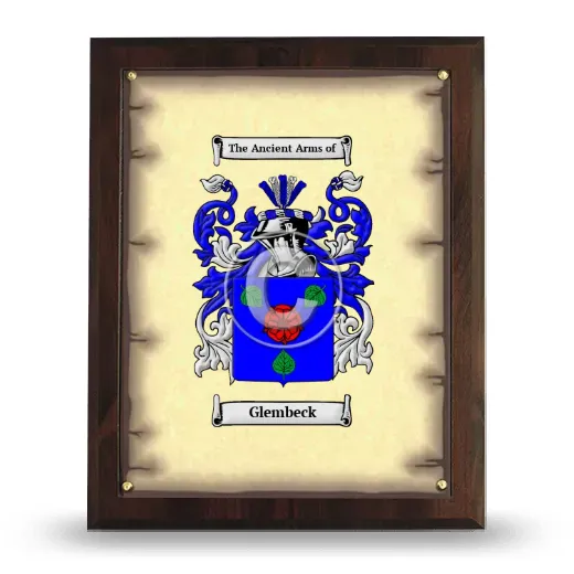Glembeck Coat of Arms Plaque