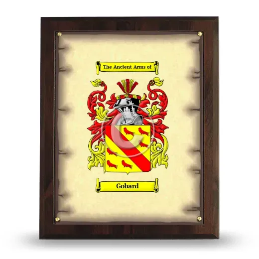 Gobard Coat of Arms Plaque