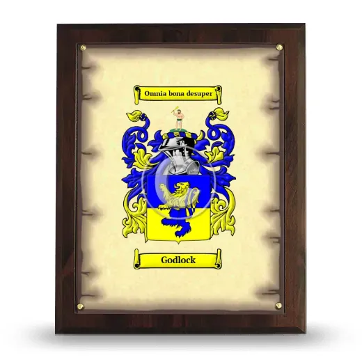 Godlock Coat of Arms Plaque
