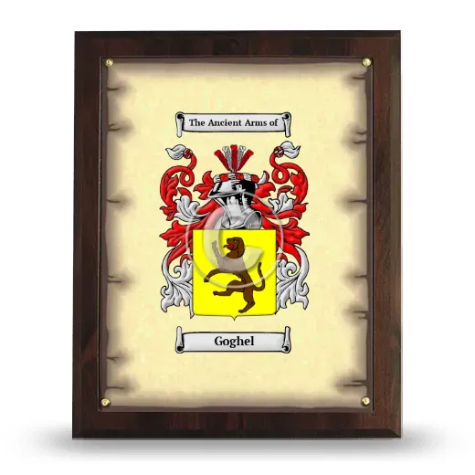 Goghel Coat of Arms Plaque