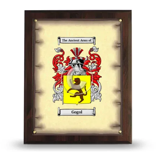 Gogol Coat of Arms Plaque