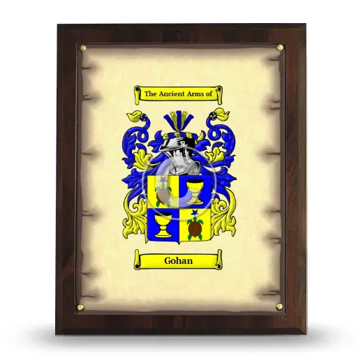 Gohan Coat of Arms Plaque