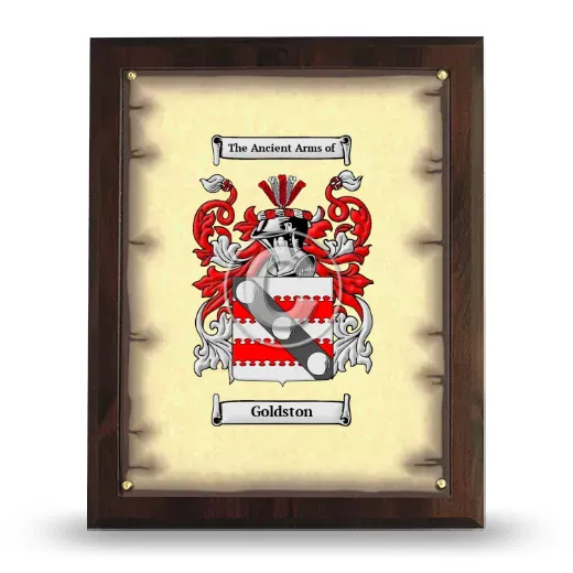 Goldston Coat of Arms Plaque