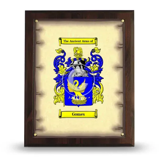 Gomes Coat of Arms Plaque