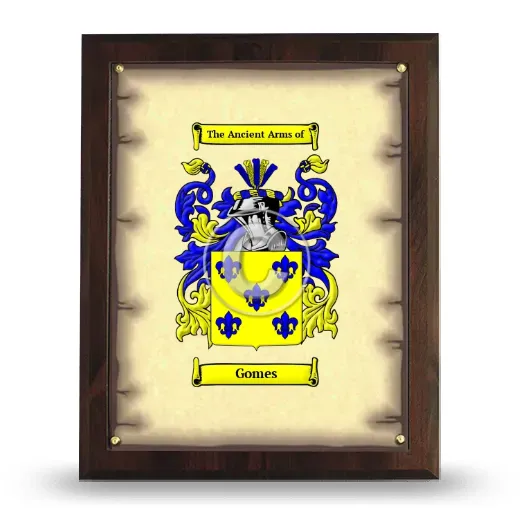 Gomes Coat of Arms Plaque