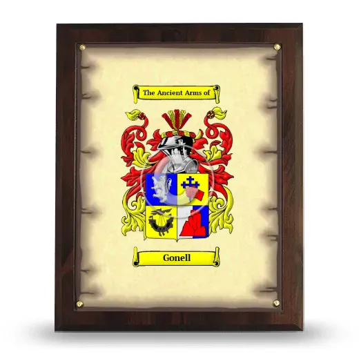 Gonell Coat of Arms Plaque