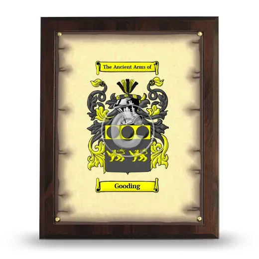 Gooding Coat of Arms Plaque