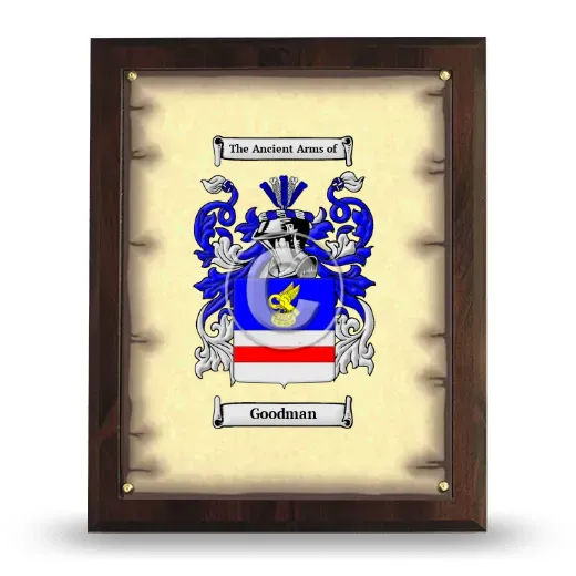 Goodman Coat of Arms Plaque