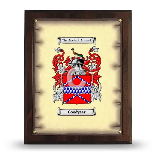 Goodyear Coat of Arms Plaque