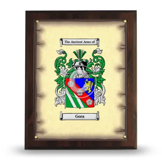 Gora Coat of Arms Plaque