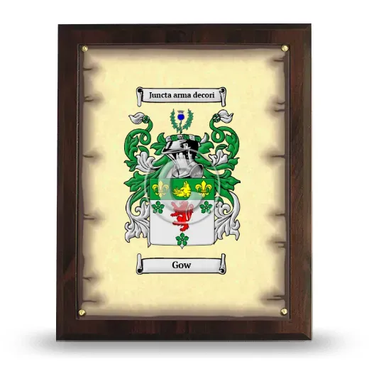 Gow Coat of Arms Plaque