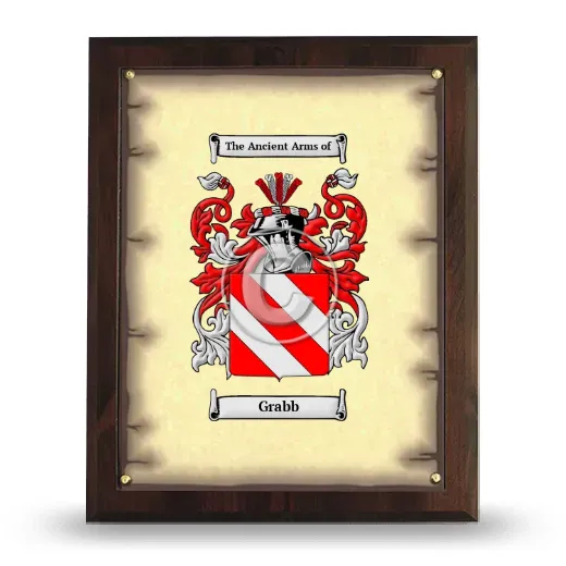 Grabb Coat of Arms Plaque