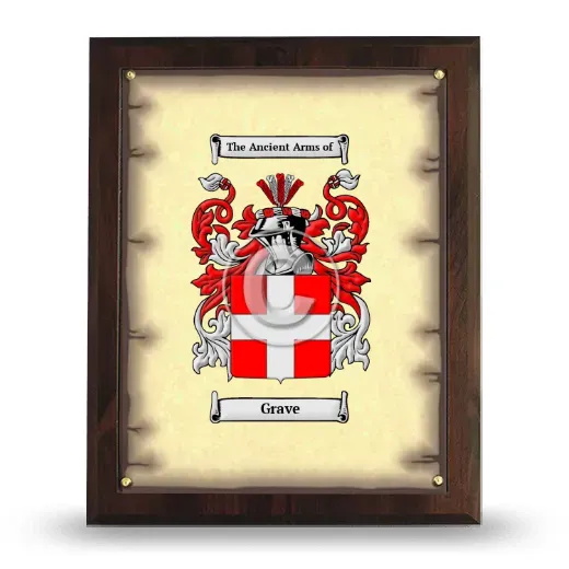 Grave Coat of Arms Plaque