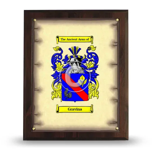 Gravina Coat of Arms Plaque