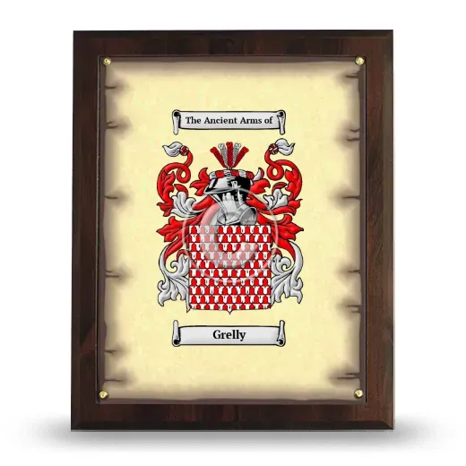 Grelly Coat of Arms Plaque