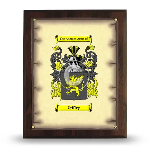 Griffey Coat of Arms Plaque