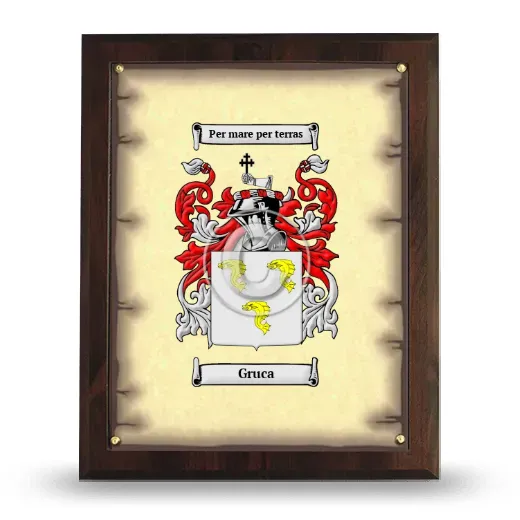 Gruca Coat of Arms Plaque