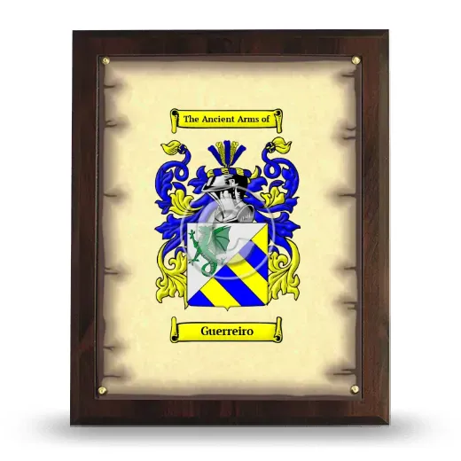 Guerreiro Coat of Arms Plaque