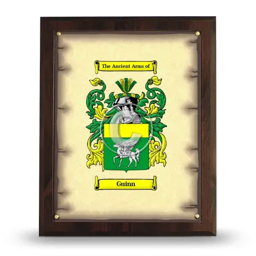 Guinn Coat of Arms Plaque