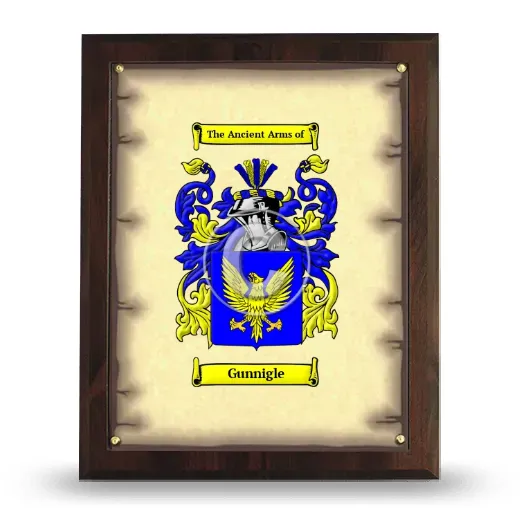 Gunnigle Coat of Arms Plaque