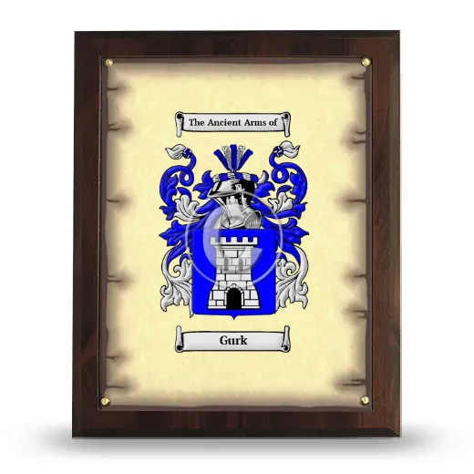 Gurk Coat of Arms Plaque