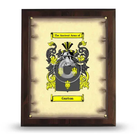 Gurton Coat of Arms Plaque