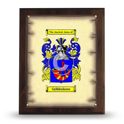 Gylldenhorn Coat of Arms Plaque