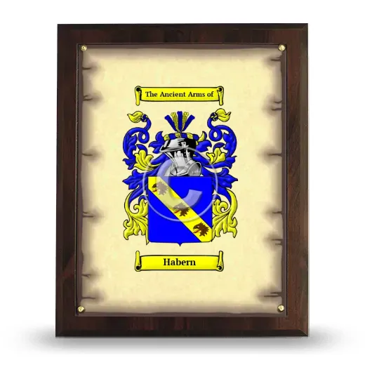 Habern Coat of Arms Plaque