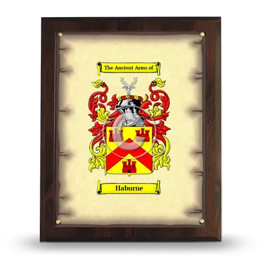 Haburne Coat of Arms Plaque