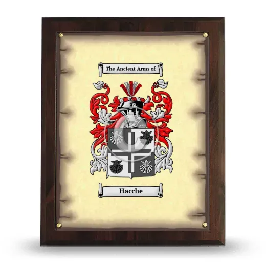 Hacche Coat of Arms Plaque