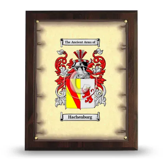Hachenburg Coat of Arms Plaque
