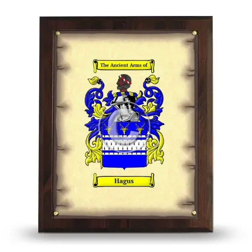 Hagus Coat of Arms Plaque