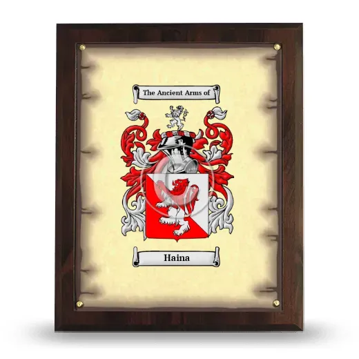 Haina Coat of Arms Plaque