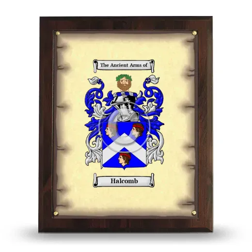 Halcomb Coat of Arms Plaque