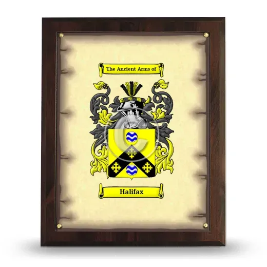 Halifax Coat of Arms Plaque