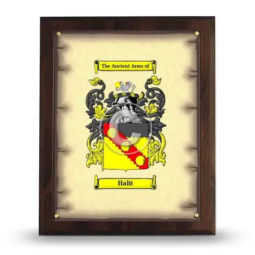 Halit Coat of Arms Plaque