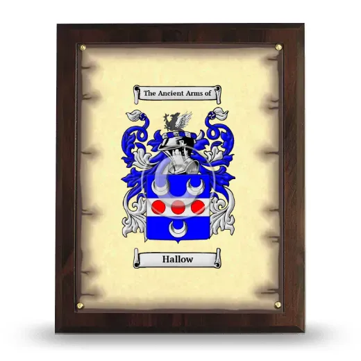 Hallow Coat of Arms Plaque