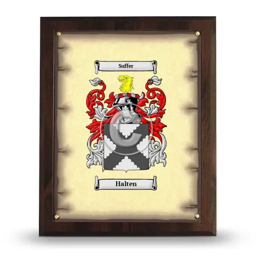 Halten Coat of Arms Plaque