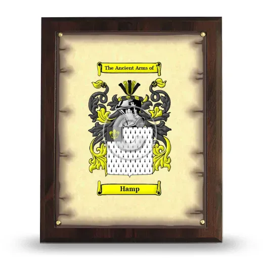 Hamp Coat of Arms Plaque