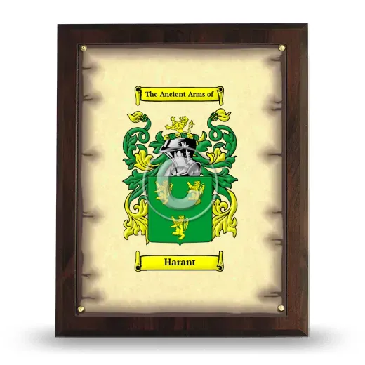 Harant Coat of Arms Plaque