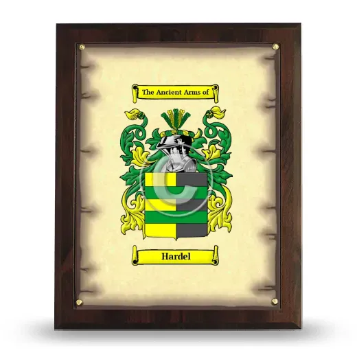 Hardel Coat of Arms Plaque