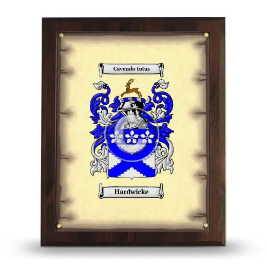 Hardwicke Coat of Arms Plaque