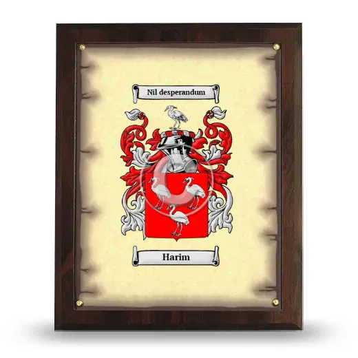 Harim Coat of Arms Plaque