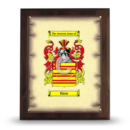 Harn Coat of Arms Plaque