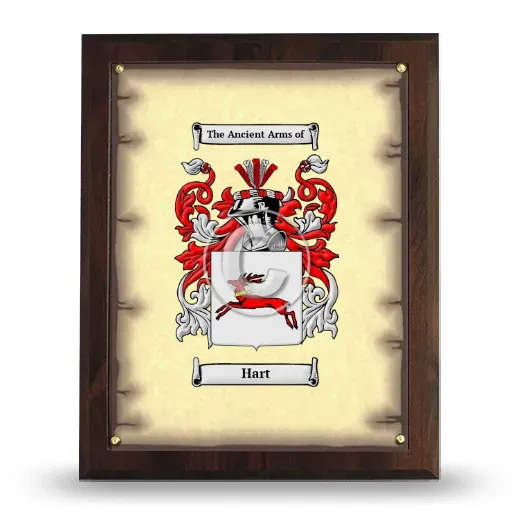Hart Coat of Arms Plaque