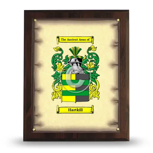 Hartkill Coat of Arms Plaque